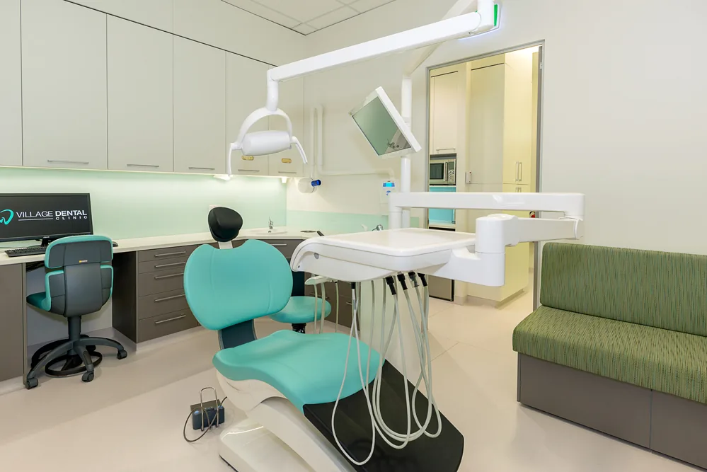 A treatment room at Village Dental Kogarah
